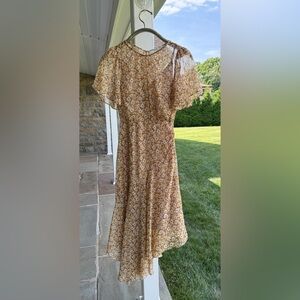 Astr Floral Midi Dress